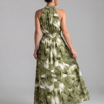Aria | Abstract Print Midi Dress