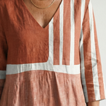 Kinley | Easy Mixed Stripe Midi Dress
