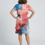 Olivia | Poised Marble Knee Length Dress