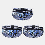 3 Pack Low Rise Camouflage Ball Support Underwear