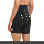 Men's Tummy Control Boxer Briefs with Open Fly