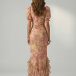 Leni | Gentle High Neck Maxi Dress