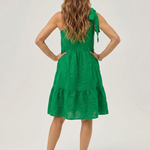 Zema | One Shoulder Bow Detail Knee Length Dress