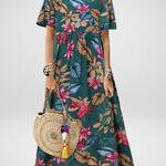 Saira | Boho Floral Maxi Dress