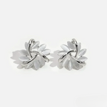 Opal Flower Stud Earrings