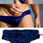 Men Sexy Pouch Solid Bikini Swim Briefs