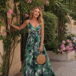 Maravelle | Sleeveless Floral Print Midi Dress