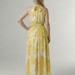 Jayla | Gathered Halter Midi Dress