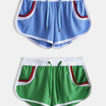 2 Pack Drawstring Leisure Men's Loose Boxer Shorts