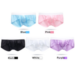 2 Pack Men's Contoured Pouch Sexy Trunks