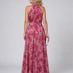 Nora | Soft Halter Neck Midi Dress