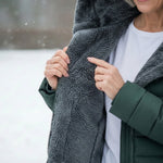 Long Fleece Lined Puffer Coat