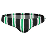 Men's Swimwear Contrast Striped Swim Briefs