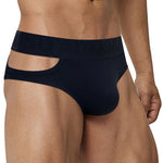Men’s Ribbed Cutout Stretch Cotton Briefs
