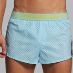 Men's Cotton Butt Lifter Boxers with Breathable Tummy Control