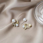Pearl Whale Tail Ear Cuff
