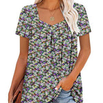 ROBIN | COZY TOP WITH SHORT SLEEVES & PRINT