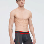 3 Pack Men's Mesh Sport Boxer Briefs – Anti-Chafing with Dual Pouch Support