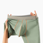 2 Pack Men's Cotton Casual Sporty Mid-Rise Sexy Pouch Midway Briefs