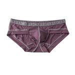 2 Pack Men's Ice-Silk Stretch Sports Briefs with 3D Pouch