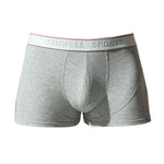 2 Pack Men's Mid-Rise Solid Color Seamless Soft & Comfort Stretch Fit Trunks