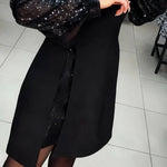 Janine | Sophisticated Sequin Sleeve Dress