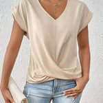 Colorful V-Neck Tee