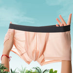 2 Pack Men's Ultra-Thin Trunks with Open Fly