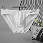 2 Pack Men's U-Shaped Pouch Single Layer Moisture-Wicking Comfortable Sexy Bikini