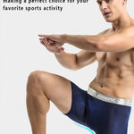 2 Pack Mesh Ice Silk Moisture Wicking Sport Boxer Underwear