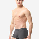 4 Pack Men's Ice Silk Seamless Trunks Underwear