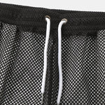 Mens Mesh Loose See Through Swim Shorts