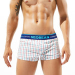 Men’s Relaxed Plaid Vent Cotton Boxers