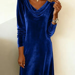 Beatrice - Loose Fitting Velvet Dress