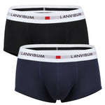 2 Pack Men's Breathable Big Pouch Trunks