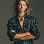 Regina | Long Sleeve Shirt Maxi Dress