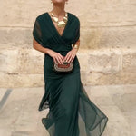 Iryna | Elegant Maxi Dress with V-Neck