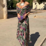 Iryna | Elegant Maxi Dress with V-Neck