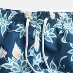 Mens Quick Drying Floral Printed Beach Board Shorts