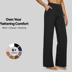 WHITNEY™ - Comfortable High-Waist Wide Leg Pants for Yoga and Outdoor Fun