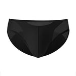 2 Pack Men's Ultra-Soft Modal Sheer Single-Layer Low-Rise Briefs