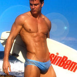 Men Sexy Pouch Solid Bikini Swim Briefs