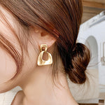 Classic Irregular Geometry Earrings