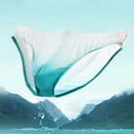3 Pack Men's Sensual Silk-Like Loose Gradient Color Bikini
