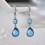 Elite Link Teardrop Pearls Earrings