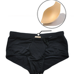 Men's Solid Color Swim Trunks