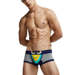 Men's Cartoon Low-rise Cotton Trunks