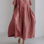 Shada | Flattering Summer Stripped Maxi Dress