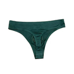 4-pack Men's Sexy Solid Color Letter Seamless Thong