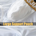 2 Pack Men's U Convex Pouch Trunks With Open Fly